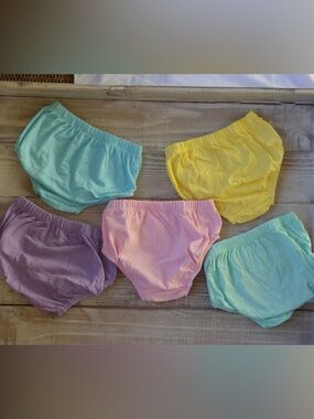 Pack of 5 Diaper cover Cotton Training Pants Pack - Pastel Colors